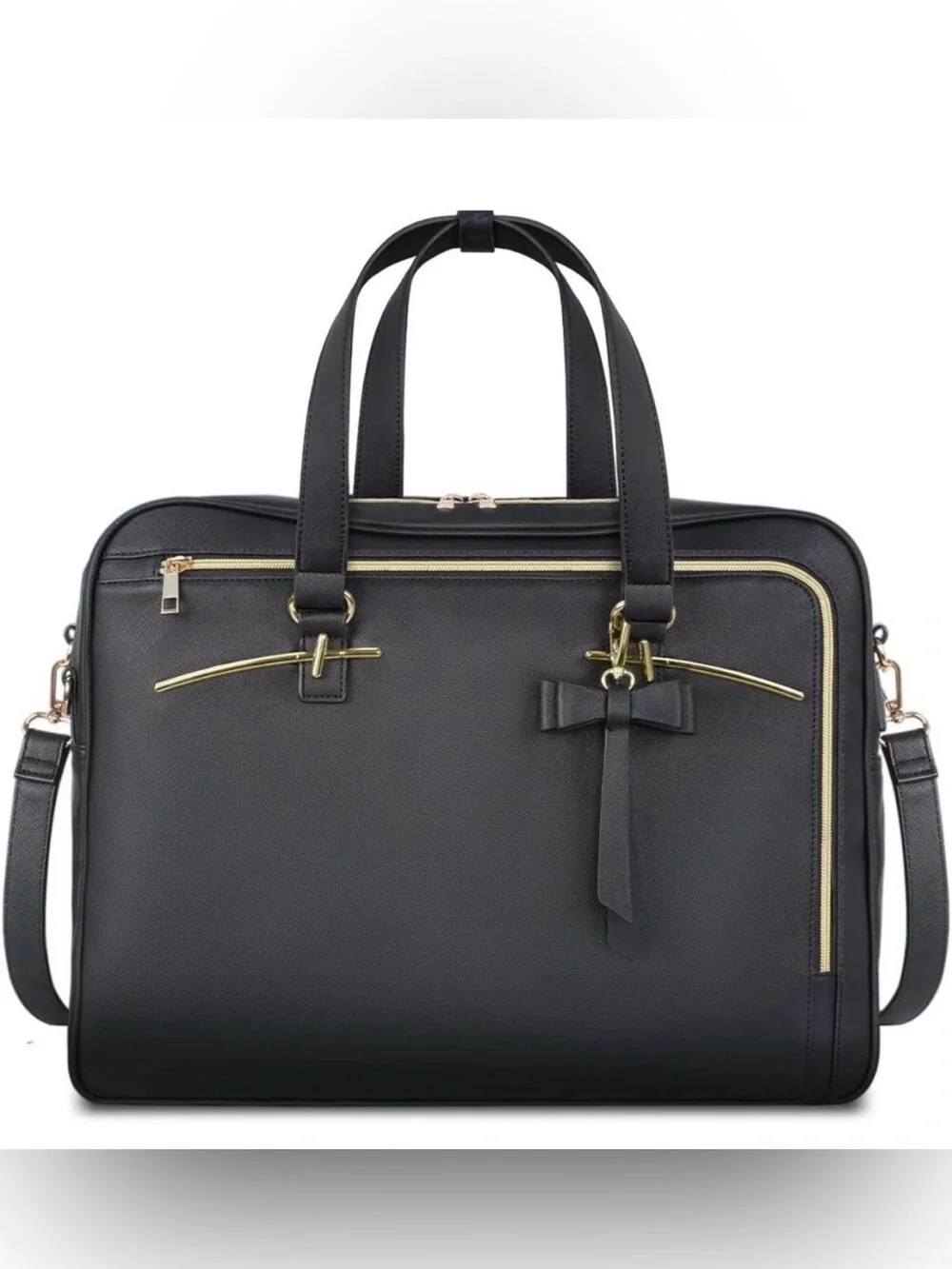Used 17.3 In Laptop Briefcase, Extra Large Convertible Shoulder/Backpack Women